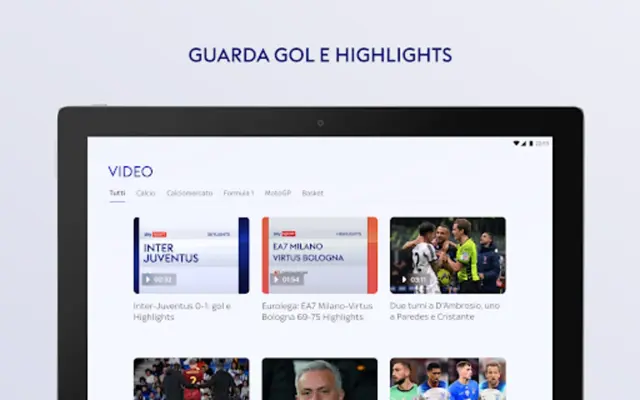 Sky Sport android App screenshot 5